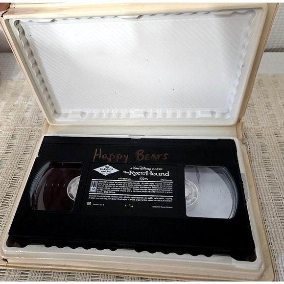 Disney Masterpiece Collection VHS Snow White Fox & Hound Alice in Wonderland - Picture 8 of 9